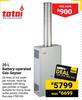Totai 20Ltr Battery-Operated Gas Geyser