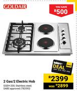 Goldair 2 Gas /2 Electric Hob