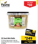 Fauna 25 Suet Mini Balls