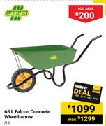 Lasher 65Ltr Falcon Concrete Wheelbarrow