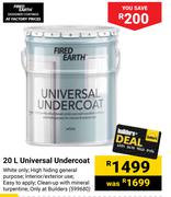 Fired Earth Universal Undercoat-20Ltr