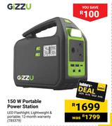 Gizzu 150W Portable Power Station