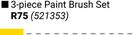 Plus Series 3-Piece Paint Brush Set
