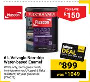 Plascon Velvaglo Non-Drip Water-Based Enamel-6Ltr