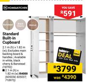 Home & kitchen Standard Built-In Cupbaord 2.1m(h) X 1.82m(w) 18792