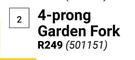 Builders 4-Prong Garden Fork