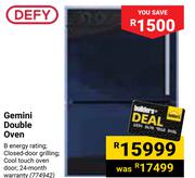 Defy Gemini Double Oven