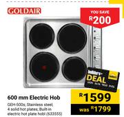 Goldair 600mm Electric Hob