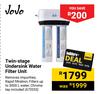 Jojo Twin-Stage Undersink Water Filter Unit