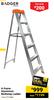 Badger A-Frame Aluminium Multistep Ladder-1.8m