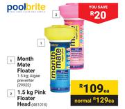 Poolbrite Month Mate Pink Floater Head-1.5Kg Each