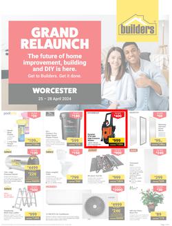 Builders Worcester : Grand Relaunch (25 April - 28 April 2024), page 1