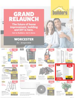 Builders Worcester : Grand Relaunch (25 April - 28 April 2024), page 1