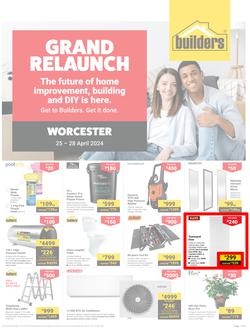 Builders Worcester : Grand Relaunch (25 April - 28 April 2024), page 1