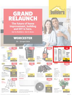 Builders Worcester : Grand Relaunch (25 April - 28 April 2024), page 1