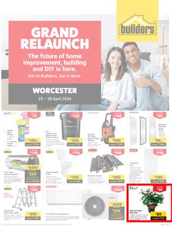 Builders Worcester : Grand Relaunch (25 April - 28 April 2024), page 1