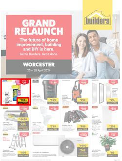 Builders Worcester : Grand Relaunch (25 April - 28 April 2024), page 1