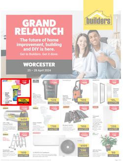 Builders Worcester : Grand Relaunch (25 April - 28 April 2024), page 1