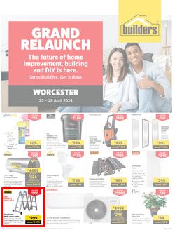 Builders Worcester : Grand Relaunch (25 April - 28 April 2024), page 1
