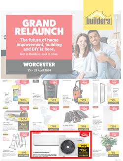 Builders Worcester : Grand Relaunch (25 April - 28 April 2024), page 1