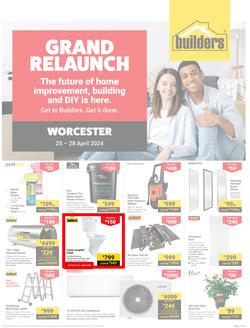 Builders Worcester : Grand Relaunch (25 April - 28 April 2024), page 1