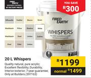 Fired Earth Whispers-20Ltr