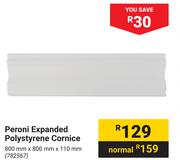 Peroni Expanded Polystyrene Cornice-800mm x 800mm X 110mm