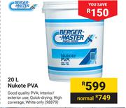Berger Master Nukote PVA-20Ltr