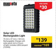 Magneto Solar LED Rechargeable Light