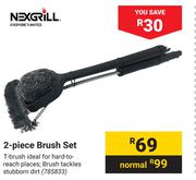 Nexgrill 2-Piece Brush Set