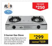 Alva 2-Burner Gas Stove GCS04