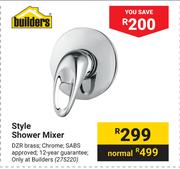 Builders Style Shower Mixer