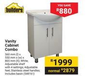 Builders Vanity Cabinet Combo 560mm(l) x 550mm(w) X 865mm(h)