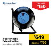 Kosmo Reel 3 Core Plastic Extension Reel 