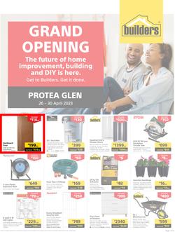 Builders : Grand Opening Protea Glen (26 April - 30 April 2023), page 1