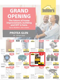 Builders : Grand Opening Protea Glen (26 April - 30 April 2023), page 1