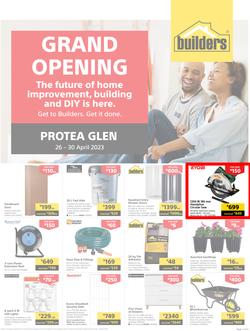 Builders : Grand Opening Protea Glen (26 April - 30 April 2023), page 1