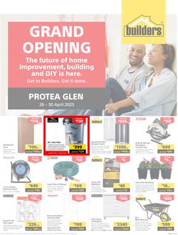 Builders : Grand Opening Protea Glen (26 April - 30 April 2023), page 1