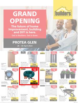 Builders : Grand Opening Protea Glen (26 April - 30 April 2023), page 1