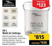 Fired Earth Walls & Ceilings-20L