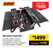 Grip 86 Piece Tool Kit