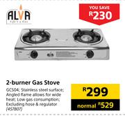 Alva 2 Burner Gas Stove GCS04