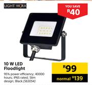 Lightworx 10W LED Floodlight