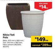 Nikie/ Toti Pots-Each