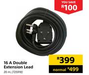 16A Double Extension Lead 20m