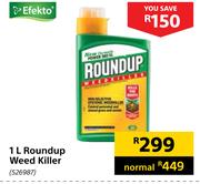 Efecto Roundup Weed Killer-1L