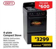 Defy 4-Plate Compact Stove DSS514