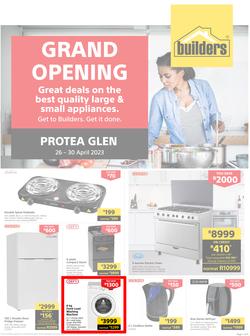 Builders : Grand Opening Protea Glen Appliances (26 April - 30 April 2023), page 1