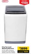 Defy 8kg Top Load Washing Machine DTL155