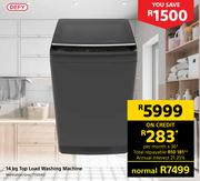 Defy 14Kg Top Load Washing Machine (Manhattan Grey)